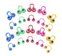 BESPORTBLE 50 pièces Marionnettes à Doigt Yeux Garçon Fille Bagues Oculaires Ludiques et Confortables de Fête Halloween et Anniversaire pour Jeux Groupe et Activités Familiales