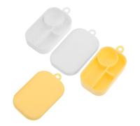 BESPORTBLE 50 Pièces Mini Snack Organizer Lunch Box with Compartments Realistic Dollhouse Kitchen Empty Food Containers for Pretend Play and DIY Assembly