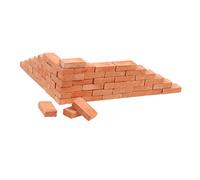 BESPORTBLE 50 Pièces Miniature Brick Toy Set for Fairy Garden DIY Micro Landscape Safe Washable Small Bricks for Model Construction and Creative Crafting