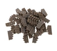 BESPORTBLE 50 pièces Miniature Fence Model for Micro Landscape Mini Fake Resin Garden Fence Decoration for Dollhouses and Fairy Gardens