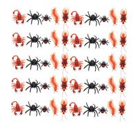 BESPORTBLE 50 pièces Modèles Dinsectes Factices Réalistes Scorpion Araignée Mille pour Farces Fêtes Costumes