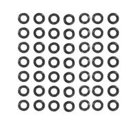 BESPORTBLE 500 Pièces Rondelle à Ressort Rondelle de Type Compression en Acier à Ressort 65mn Noir Anti-desserrage Amortissement pour Atelier et Maison