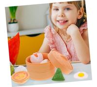 BESPORTBLE 58 Pièces Jouets de Cuisine pour Déjeuner Chinois Set Jeu de Rôle Éducatif avec Aliments Plastique Accessoires Cuisine pour Garçon Fille Cadeau Ludique pour Jouer Maison