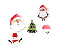 BESPORTBLE 5pièces Broche de Noël Lot de Épingle de Poitrine Broche de Noël Épinglette de Revers pour Vêtements et Accessoires Style Aléatoire