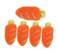 BESPORTBLE 5pièces Carottes Feutre Pour Travaux Carottes Artisanales Feutre De Laine Matériel De Feutrage Diy Décorations De