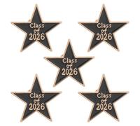 BESPORTBLE 5pièces Épinglettes de Fin Études Émail Broches Décoratives pour Robe et Costume Cadeaux pour Lycéens et Étudiants