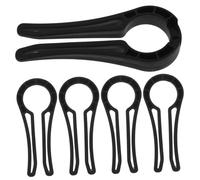 BESPORTBLE 5pièces Lot De Verrous De Boutons Pour Cuisinière à Gaz Protection Sécurité Garçon Fille Verrouillage Des Commandes Accessoires Compacts Et Pratiques Pour Gazinière