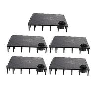 BESPORTBLE 5pièces Plaque Isolation pour Aquarium Support Séparateur De Fond Modulable Mousse Filtrante Légèrement Immergée pour Poissons-Dragons Et Poissons De Mer