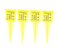 BESPORTBLE 5pièces Pluviomètre Plastique Outil De Mesure Pluie Précis pour Jardin Et Pelouse Facile à Installer Et Résistant Aux Intempéries