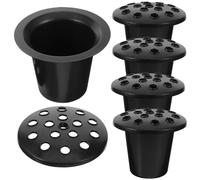 BESPORTBLE 5pièces Vase Funéraire pour Décoration De Tombe Pot De Fleurs pour Cimetière Résistant Aux Intempéries Et Pratique