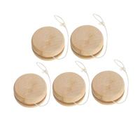 BESPORTBLE 5pièces Yo-yo Bois Jouet Balle à Ficelle Bois Jouet à Ficelle Balle à Doigt De Fête Yo-yo Intéressant Yo-yos pour Parc