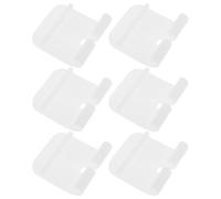 BESPORTBLE 6 Clips de Fixation en Plastique Blanc pour Cage Hamster et Lapin, Résistants la Mastication, Performance Solide, Pack de 6, pour Nettoyage et Remplacement de Cages