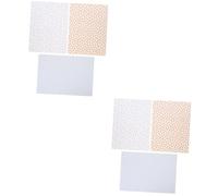 BESPORTBLE 6 Feuilles Papier Peint Adhésif pour Miniature Maison Stickers Muraux avec Motifs Délicats pour Chambre et Salon de Poupée Décoration et Réaliste