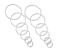 BESPORTBLE 6 paires Boucles Oreilles Confortables pour Femmes Accessoires pour Fêtes et