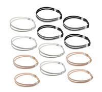 BESPORTBLE 6 Paires Lacets Élastiques Incrustés De Diamants Sangles Brides à Talons Hauts