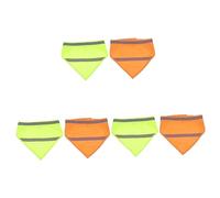BESPORTBLE 6 Pcs Serviette Triangulaire pour Animaux De Compagnie Bandana Réfléchissant pour Animaux De Compagnie Bandanas De Sécurité pour Animaux De Compagnie Écharpe pour Chiot Bandana