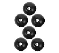 BESPORTBLE 6 Pièces Balle de Limite d'équipement de Fitness Fixation du câble de poulie pièces d'équipement de Fitness Accessoires de Gymnastique PP Black