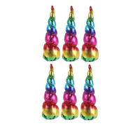 BESPORTBLE 6 Pièces Bandeaux Licorne DIY Décorations Corne Accessoires Cheveux Filles Fête Anniversaire Carnaval Thème Conte de Fées
