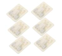 BESPORTBLE 6 Pièces Base de Voiture à Remonter pour Garçon Fille Accessoires pour Modèle Voiture DIY Argile Plateau de Camion Éducatif Base Détachable Facile à Nettoyer