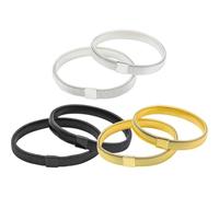 BESPORTBLE 6 pièces Bracelets Hommes Lot de Brassards Élastiques Antidérapants pour Manches Longues Bagues de Maintien de Manches pour Bras et Poignets Accessoires Légers et Décoratifs pour