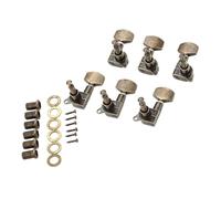 BESPORTBLE 6 Pièces Chevilles de Guitare Vintage Bronze Mécaniques Précises à Verrouillage Fermé Remplacement Facile pour Guitare Électrique et Classique Lr Installation Rapide avec Vis