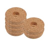 BESPORTBLE 6 pièces Couvercles Liège Percés pour Vases Verre Bouchons Durables pour Terrarium Hydroponique Ventilation pour Plantes et Fleurs