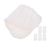 BESPORTBLE 6 Pièces Doublure de Couche Lavable en Coton Blanc pour Bébé, Texture Fine et Finition Délicate, Changes Nocturnes des -nés et Nourrissons