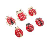 BESPORTBLE 6 Pièces Épinglette Animal Vintage Et Broches Émail Insecte à Avec Cristaux Pour Femmes Et Filles Décoration De Vêtements Soi-même