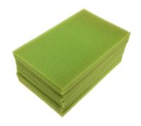 BESPORTBLE 6 Pièces Éponges Filtrantes pour Aquarium et Étang Feuilles de Mousse Filtrante Biologique Découpables Support Écosystème Stable pour Eau Douce et Salée Remplacement Facile pour