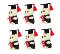 BESPORTBLE 6 Pièces Graduation Bear Doll Set Lovely DIY Bouquet Decoration for Graduation Party