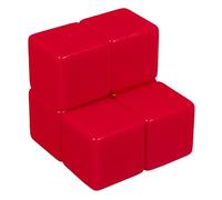 BESPORTBLE 6 Pièces Grand Dés Vides Écrits Cubes Plastiques pour Jeux Éducatifs Et Projets Créatifs pour Adultes