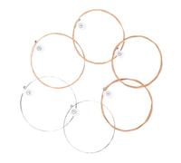 BESPORTBLE 6 pièces Jeu de Cordes de Guitare Acoustique Cuivre Rouge Remplacement Professionnel pour Guitare Folk Accessoires de Musique