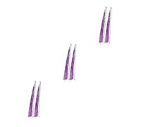 BESPORTBLE 6 Pièces Jouet pour Chat Jouets pour Chats Jouets interactifs pour Chat Chapeau d'anniversaire de Chat Jouet de Printemps pour Chat Jeu de Chat Teaser de Chat Violet,Mauve