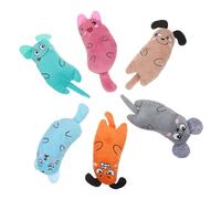 BESPORTBLE 6 Pièces Jouets Chat Et Souris De Friandise pour Chat Poisson Jouets on Interactif pour pour Mâcheurs Agressifs De Peluche