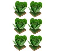 BESPORTBLE 6 Pièces Jouets de Simulation Chou Décoratifs pour Garçon Fille Jeux Dimitation Légumes DIY Jardin Maison Bureau