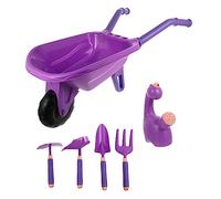 BESPORTBLE 6 Pièces Kit Jardinage Garçon Fille Outils Solides Arrosoir et Brouette pour Garçon Fille Extérieur pour Plantation