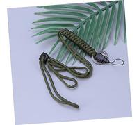 BESPORTBLE 6 pièces Lanière Paracorde Multifonction Attache Clef et Porte Badge Étanche Cordon Poignet et Tour de Cou avec Métallique pour Téléphone et Caméra Outdoor Vert Camouflage