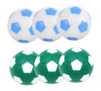 BESPORTBLE 6 pièces Lot de Balles de Football de Table Mini Remplacement Plastique Couleurs Vives pour Jeu de Football de Bureau