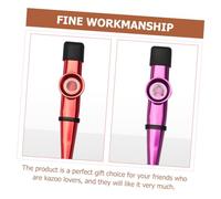 BESPORTBLE 6 pièces Lot de Housses Protectrices Silicone Noir pour Kazoo Couvre-bouche Antipoussière et Pratique Accessoire pour Joueurs de Kazoo