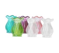 BESPORTBLE 6 pièces Mini Vase Set Miniature Dollhouse Accessories Realistic Flower Pots for DIY Home Decor and Miniature Furniture Enhancing Dollhouse Aesthetic