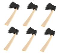 BESPORTBLE 6 Pièces Miniature Wooden Set pour Maison de Poupées Outils de Jardinage Décoratifs Bois pour Projets DIY et Décorations Halloween