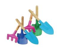 BESPORTBLE 6 pièces Outils de Jardinage pour Garçon Fille Pelle Râteau et Truelle Colorés Matériaux Durables Éducatif Sécurisé pour Garçon et Fille Facile à pour Jeux de Jardinage Plein Air