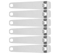 BESPORTBLE 6 Pièces Ouvre-bouteille et Usage Polyvalent Argenté Manuel en Acier Inoxydable Design Créatif pour Flacons Oraux, pour Centre Médical et Hôpital