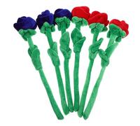 BESPORTBLE 6 pièces Peluche Roses Souples avec Flexibles Doux et Sûr pour Filles Adolescentes pour Saint Valentin et Fête des Mères