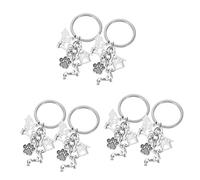 BESPORTBLE 6 Pièces Porte-clés Chien Porte-clés Souvenir Chien Mini-Porte-clés Porte-clés Souvenir De Chien Porte-clés pour Voiture Porte-clés Commémoratif De Chien Alliage De Zinc