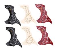 BESPORTBLE 6 Pièces Protège Guitare Adhésif pour Guitare Électrique Plaque Rayures Décorative avec Couleurs pour Basse