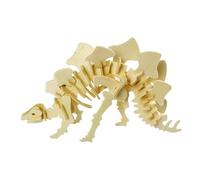BESPORTBLE 6 pièces Puzzle Dinosaure Bois Éducatif Pédagogique pour Garçon Fille Modèles Tyrannosaure Stégosaure Tricératops et Autres Jeu Déveil Sensoriel et Coordination Main Œil