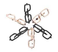 BESPORTBLE 6 pièces Set de Pinces à Cravate Homme Métal Résistant et Design Classique pour Business Mariages et Tenues