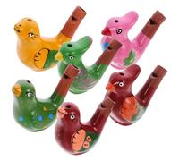 BESPORTBLE 6 Pièces Sifflets Céramique Oiseau Aquatique pour Garçon Fille Jouets Amusants et pour et Activités Extérieures