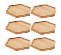 BESPORTBLE 6 Pièces sous-Pots Décoratifs Drainants pour Bonsai et Micro Paysages Supports et Portables pour Intérieur